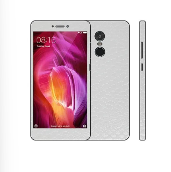 Xiaomi Redmi Note 4 White Snake Leather Texture Mobile Skin