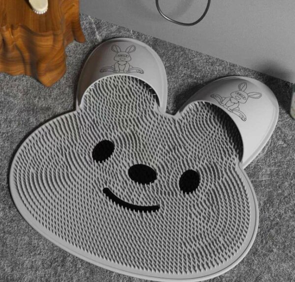 Tapis de frottement de pieds, tapis antidérapant en silicone