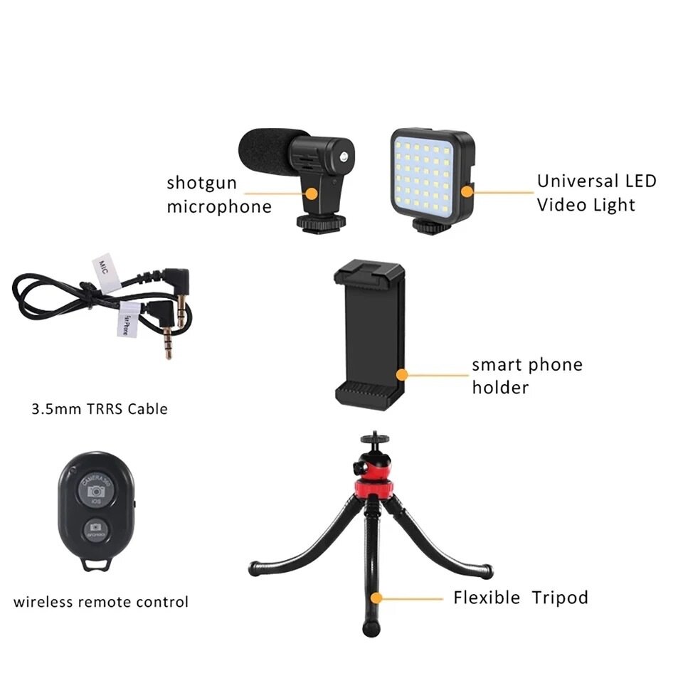Kit de microphone vidéo VLOG