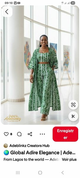 Ensemble Adire Élegant