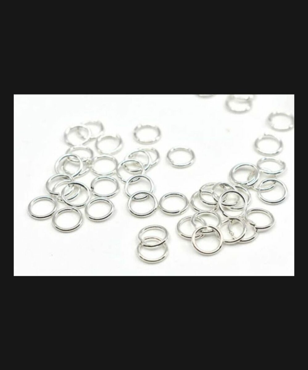 Jewelry accessorie20 lock,40 jump rings2 yard chain silver