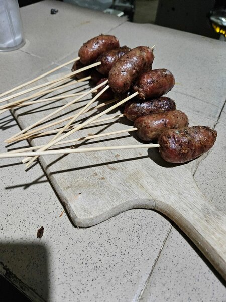 Brochettes de Saucisse BBQ