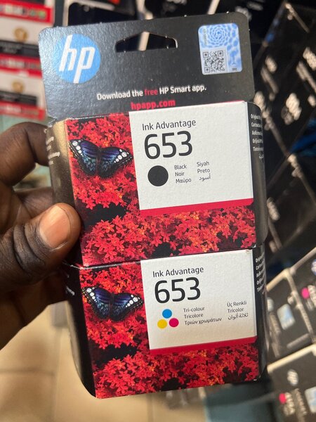 Cartouche dencre 653 noir et couleur