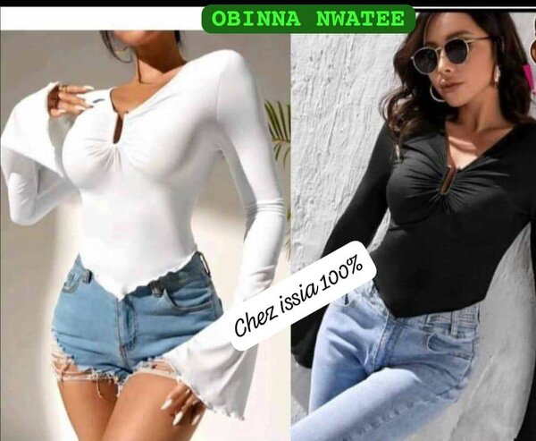 Haut femme à manches longues