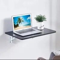 Wall mounted folding laptop table/computer table with foldable brackets