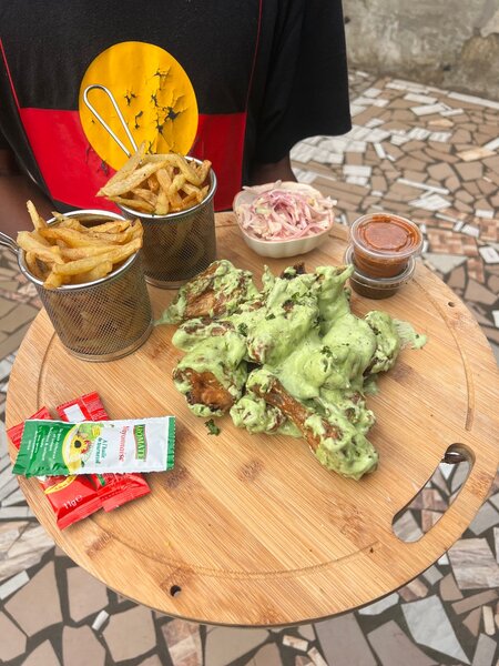 1 poulet mayo + 2 frites