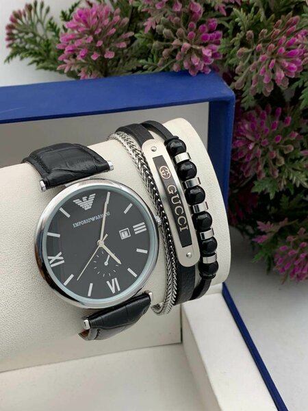 Lux Empiro Armani watch and Bracelet