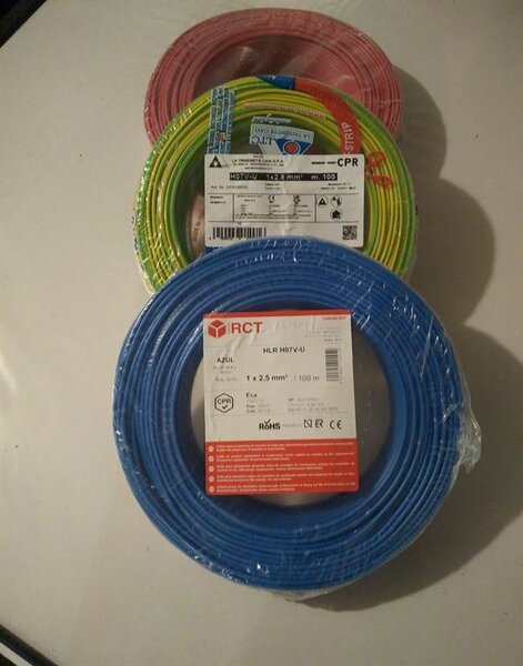 Rouleau fil électrique 1,5