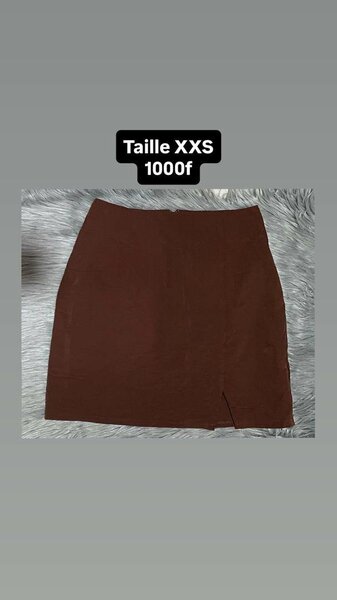 Jupe marron élégante