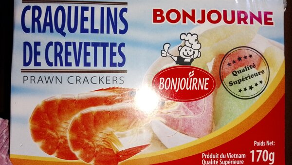 Craquelins de Crevettes Bonjourne