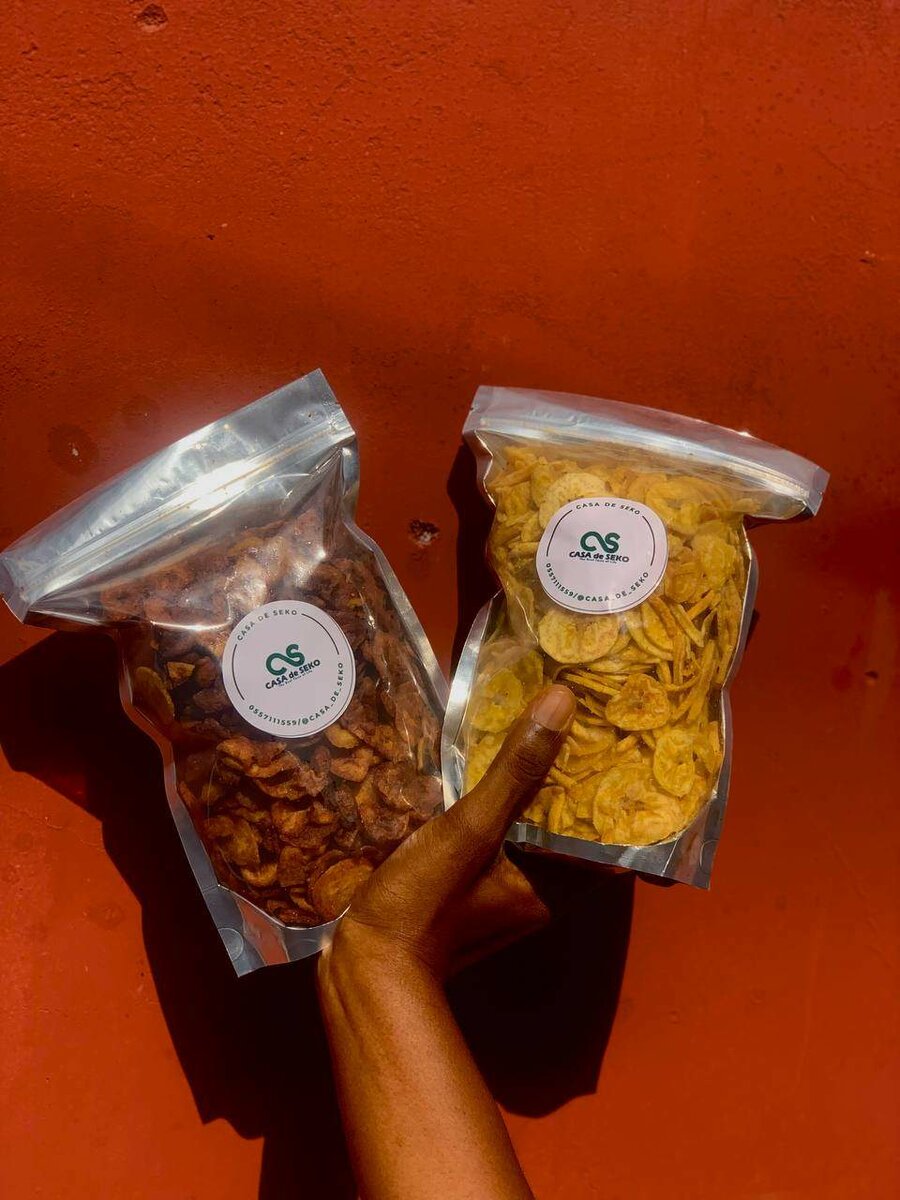 Kelewele-spiced Plantain Chips