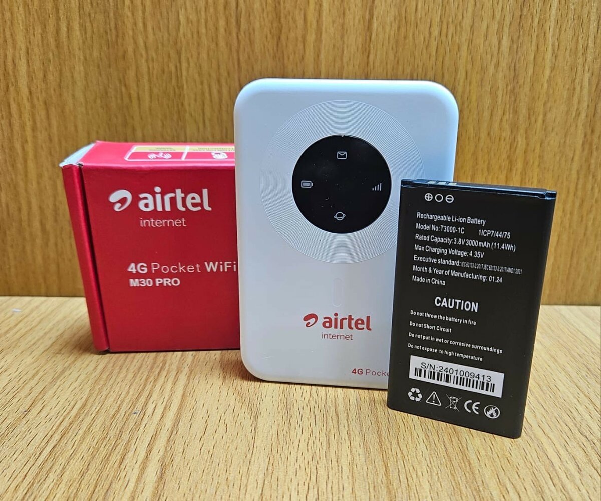 Airtel 4G Pocket WiFi M30 PRO