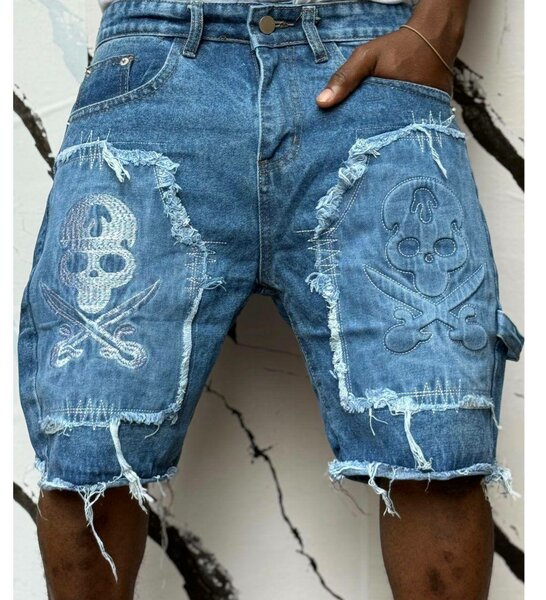 Shorts en jean déchirés