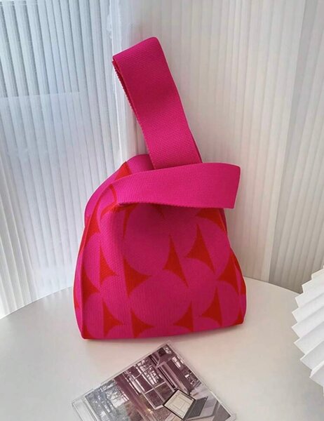 Sac élégant à motifs géométriques