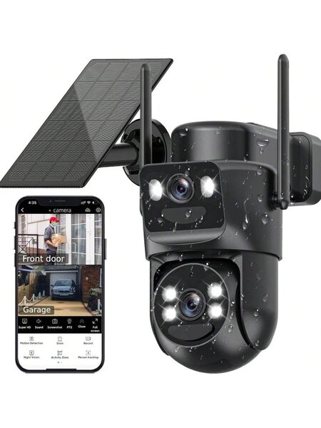 Caméra solaire WiFi HD 1080P