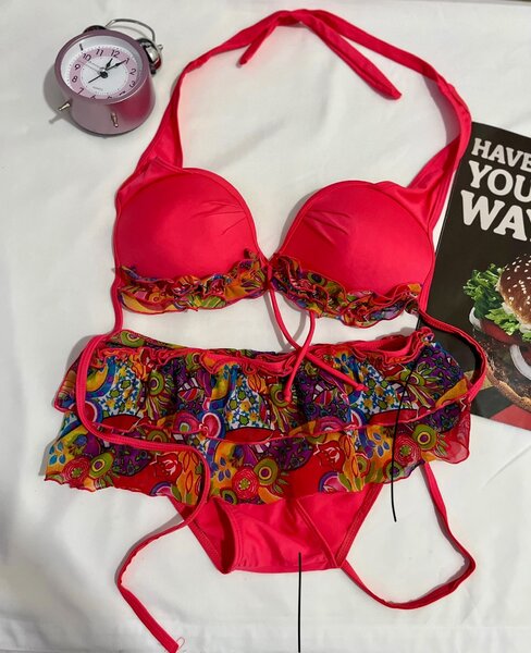 Swimwear- bikini top and skirt