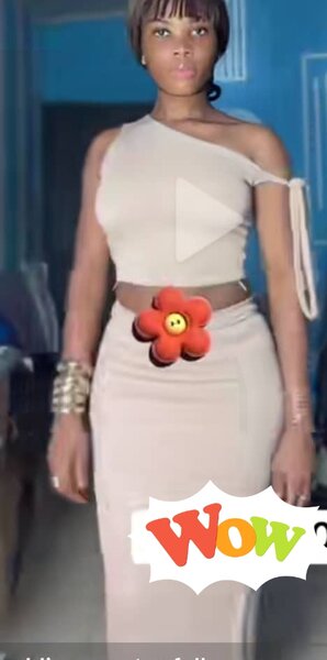 Robe asymétrique élégante