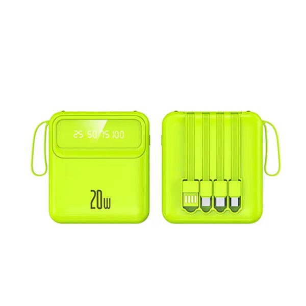 Chargeur Portable 20W Multi-Câbles