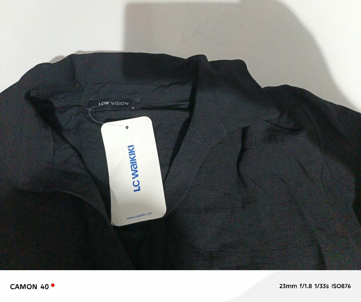 Chemise Noire LC Waikiki