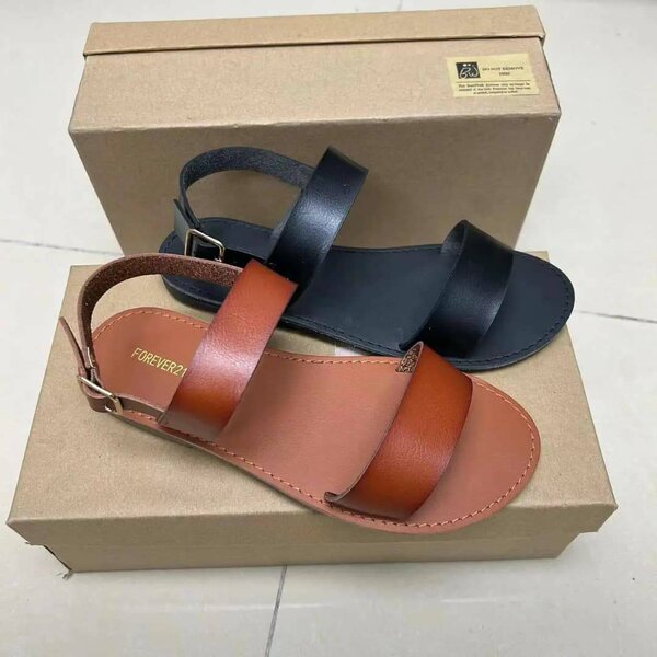 Sandales en cuir élégantes