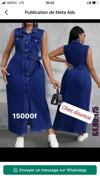 Robe longue à motifs