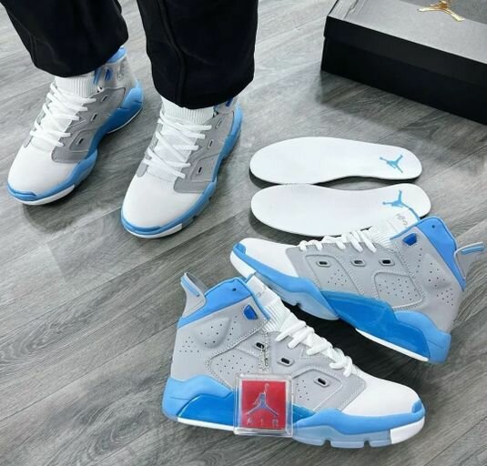 Jordan 6-17-23 blue and ash