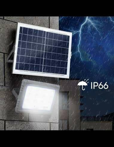 Projecteur LED de sécurité solaire  du crépuscule à l'aube