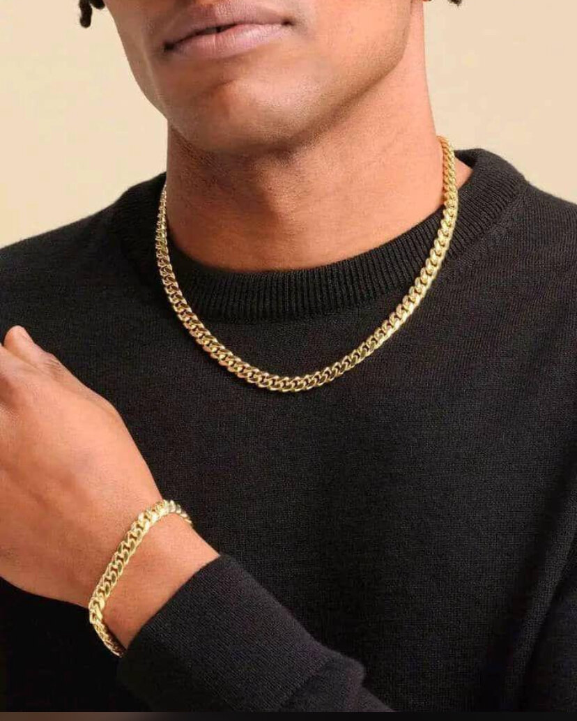 Chaîne et Bracelet en Acier