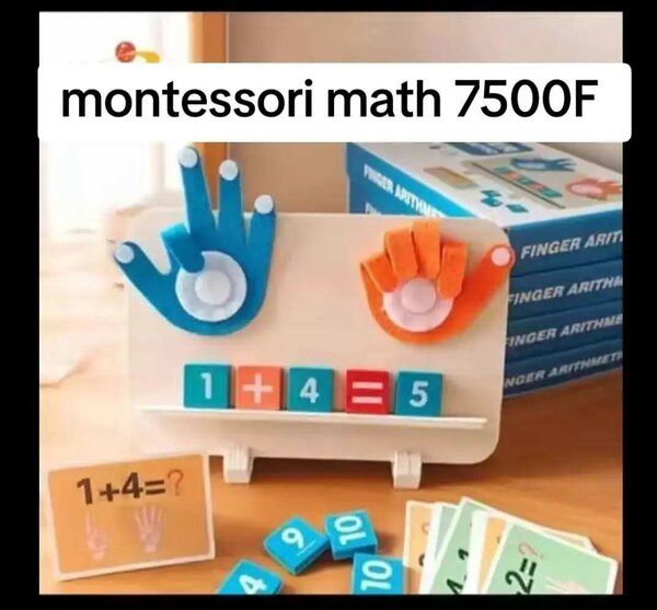 Jeu éducatif Montessori math