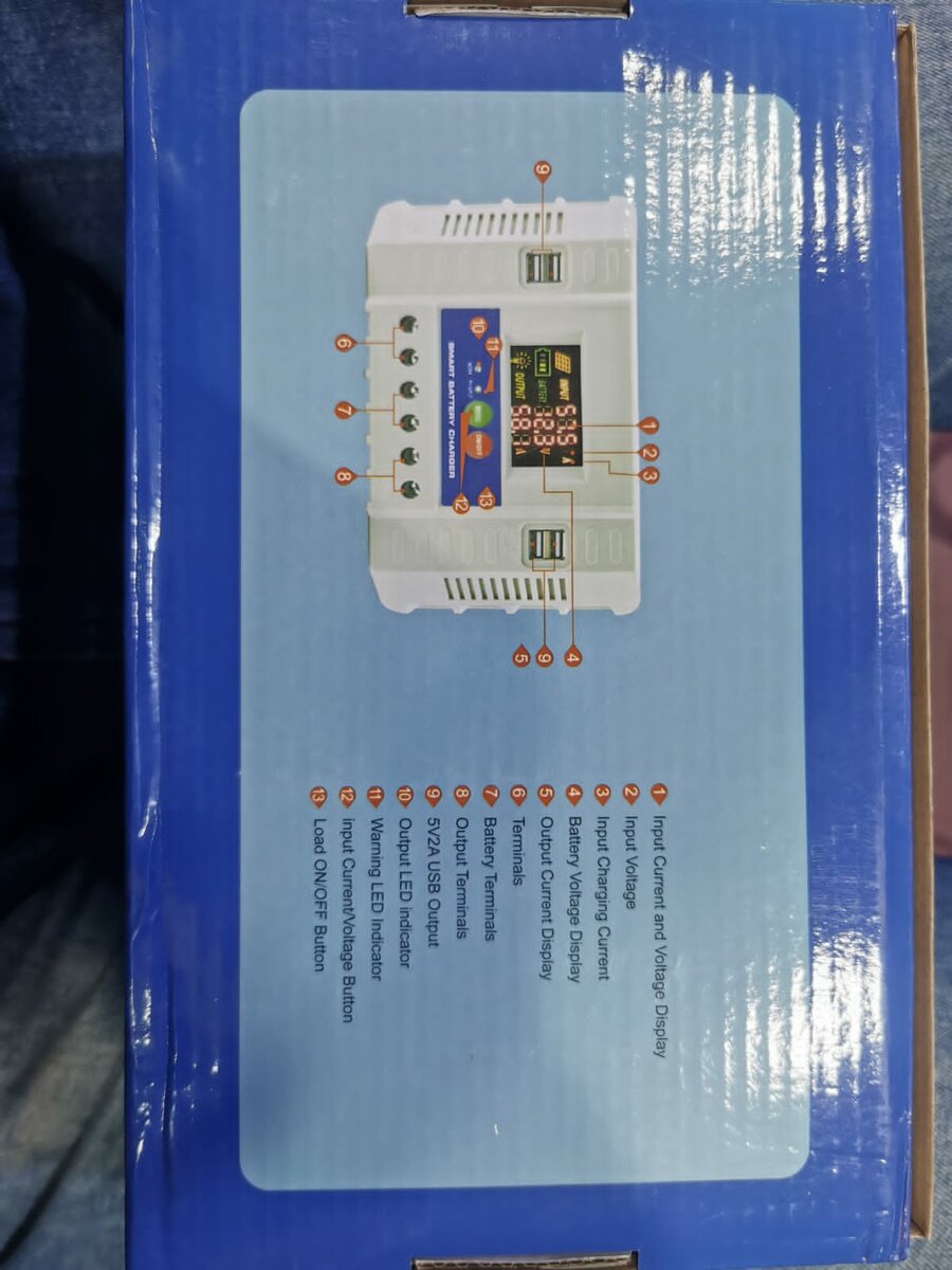 60-Ampere solar charger controller