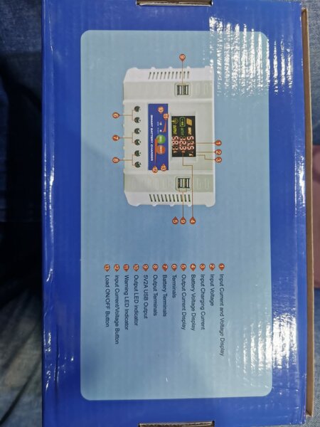 60-Ampere solar charger controller