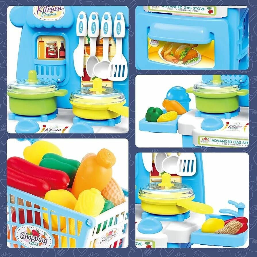 Ensemble de jeu de simulation de la série de cuisine pour fi