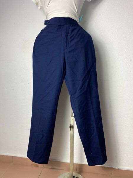 Pantalon bleu marine élégant