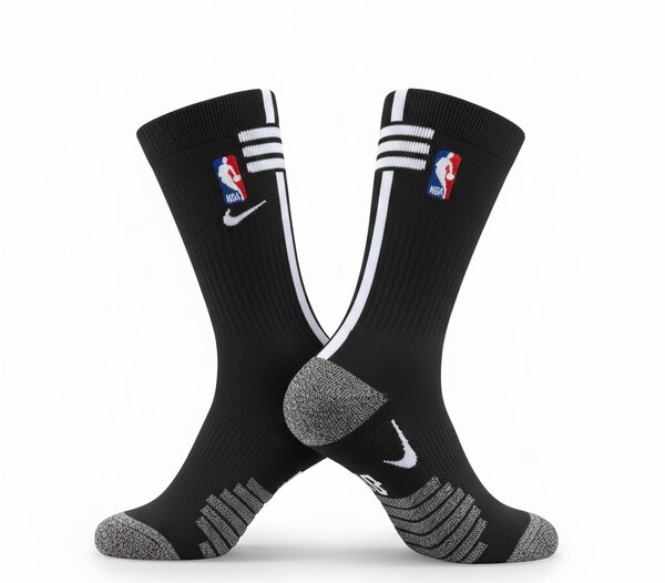Nike Chaussettes NBA Noires