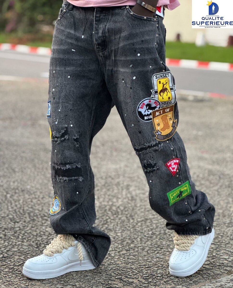 Pantalon baggy stylé unisexe