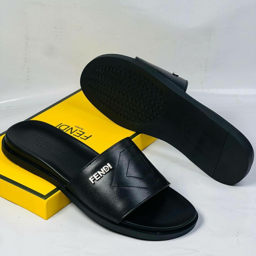 Fendi and Baldinini slippers