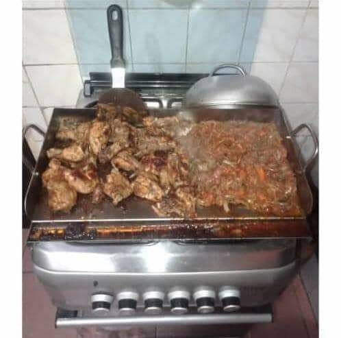 Plaque de cuisson en acier inoxydable