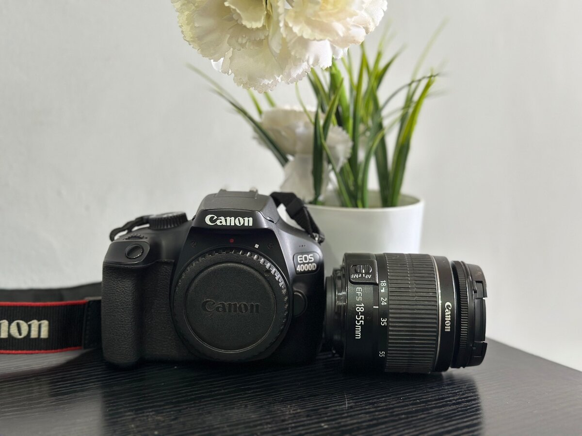 Canon 4000d with efs 18-55 lens