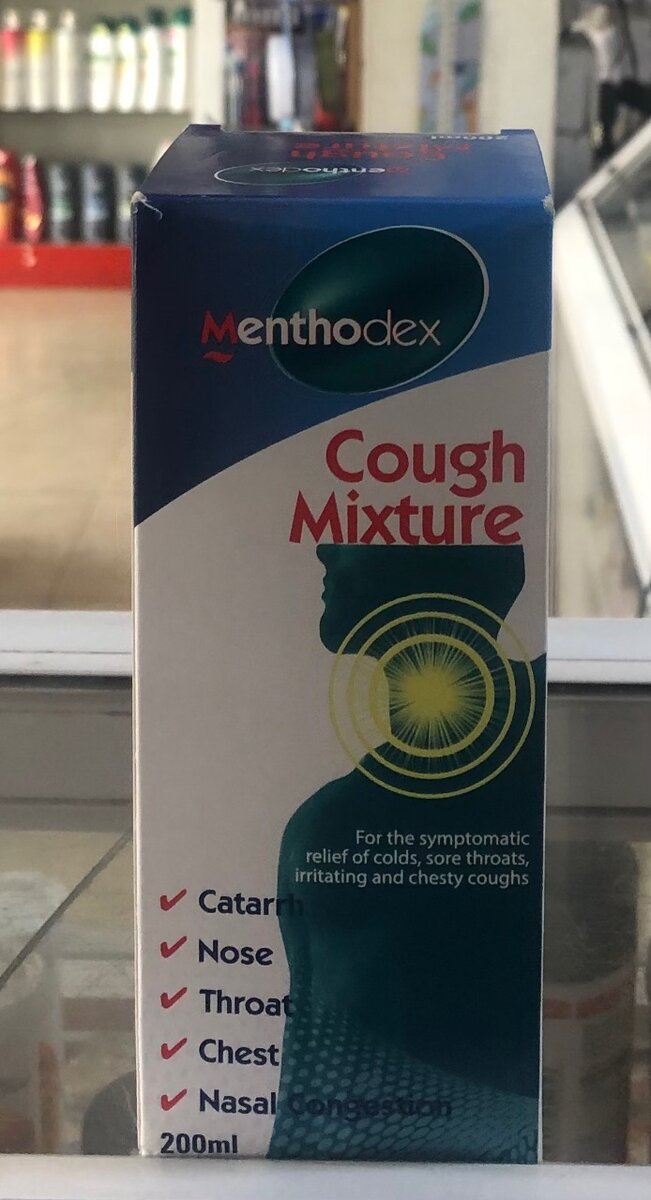 MENTHODEX COUGH MIXTURE 200mL