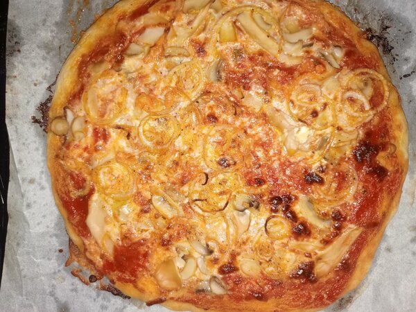 Pizza au champignons