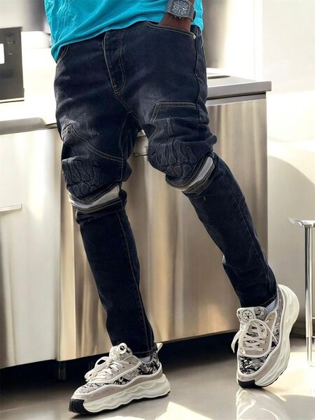 Jean moto renforcé homme