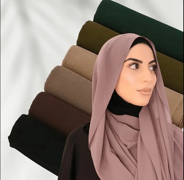 Châles Hijab en coton doux