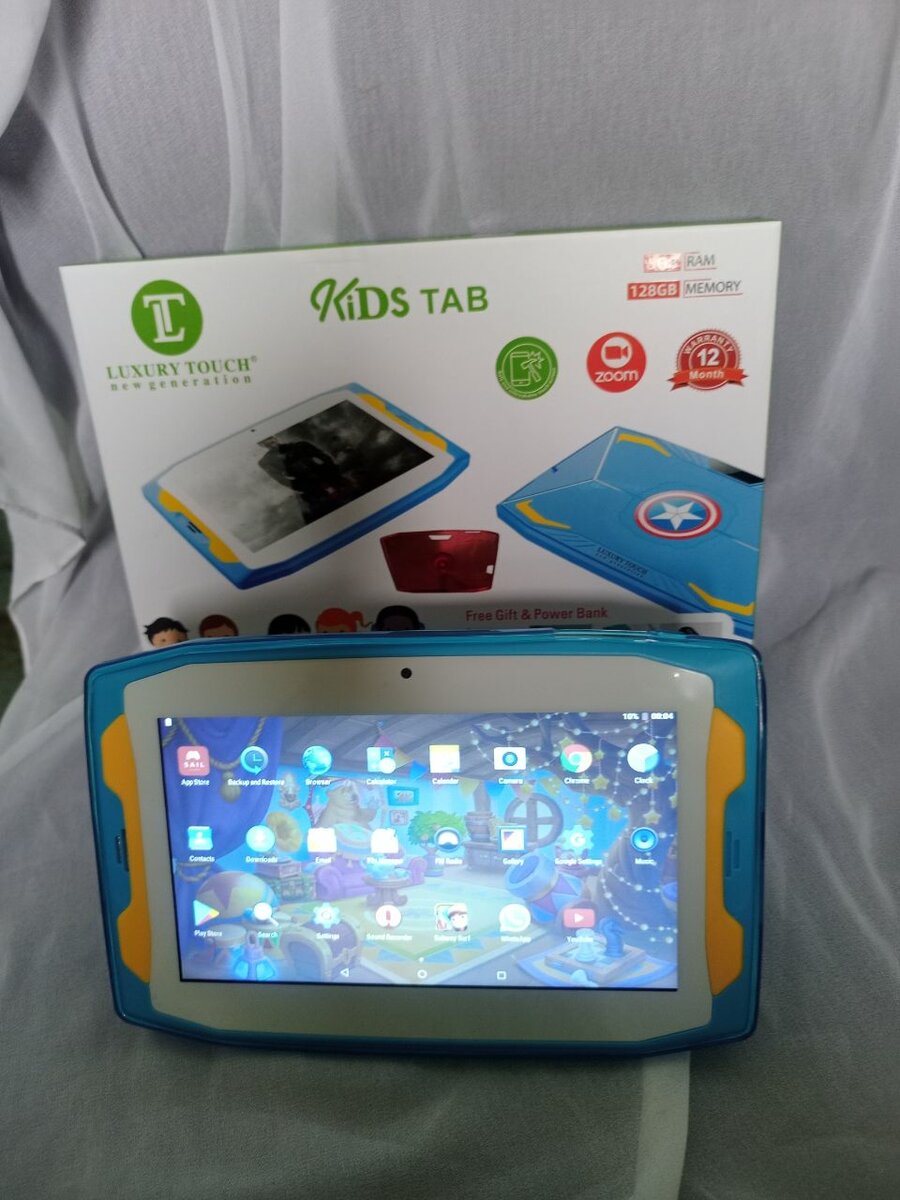 Tablette enfant écran blindé  Luxury Touch W8 Avec power ban