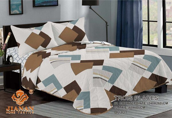 Couette 3 places + 4 taies