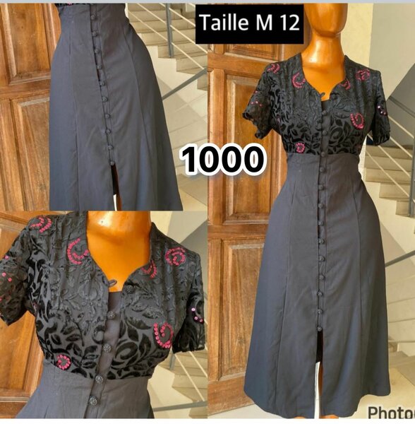 Robe mi-longue élégante M