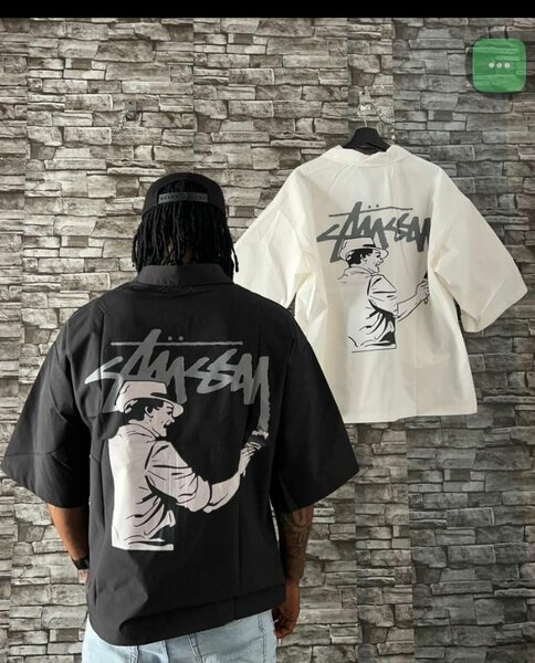 Chemise Stussy avec imprimé dos