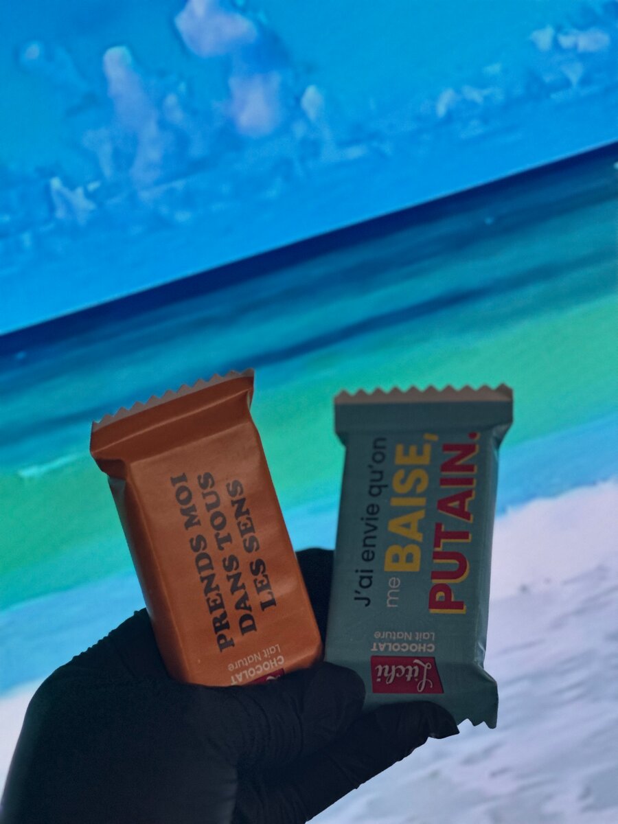 Chocolat Litchi amusant