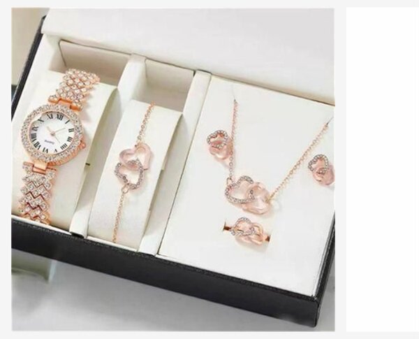 Ensemble Montre et Bijoux Femme