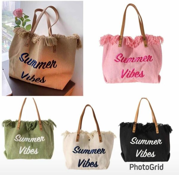 Summer vibes tote bag