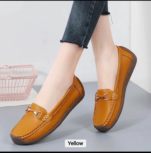 Geniune leather moccasins shoes